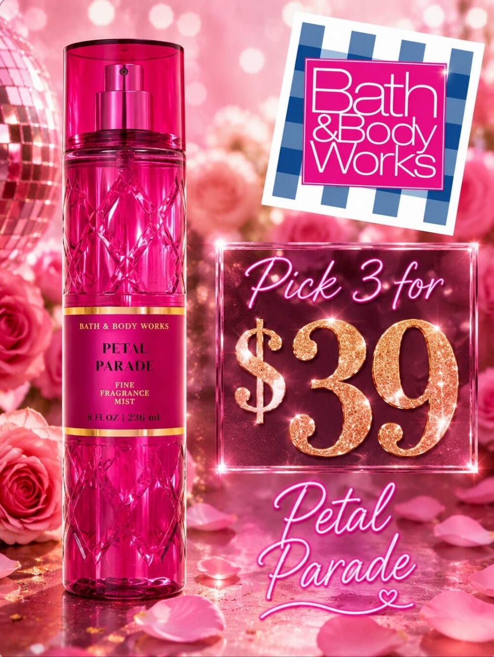 PETAL PARADE- Bath and Body Works Luxury Collections